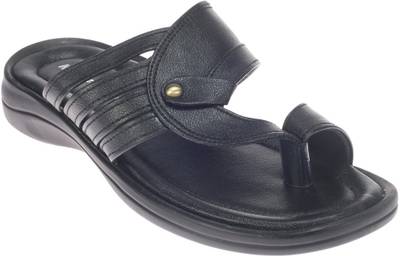 Khadim's Men Black Sandals
