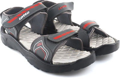 

Lotto Men Grey/Red Sports Sandals