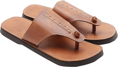 

Jaipuri Shop Men Brown Sandals