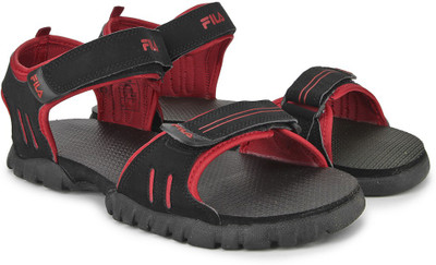

Fila Men BLK/RD Sports Sandals