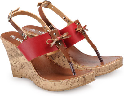 

Nell Women Red Wedges