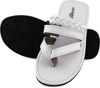 Paduki Men White Sandals