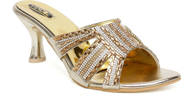 

Vendoz Women Golden Heels