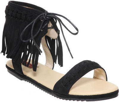

Flat n Heels Women Black Flats