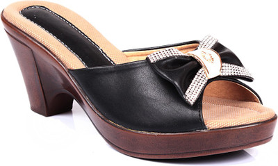 

Bare Soles Women Black Wedges