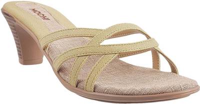Mochi Women 33,Yellow Heels