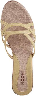 Mochi Women 33,Yellow Heels