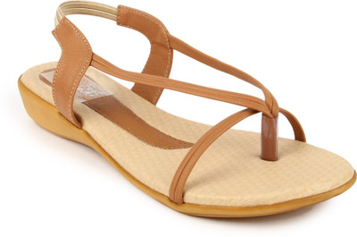 

CUTE FEET Women Beige Flats