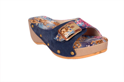 

Bora Bora Women Blue Wedges