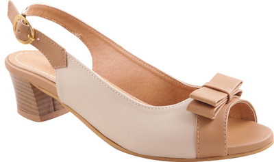

Adorn Women Cream Heels