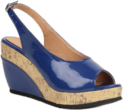 

Bruno Manetti Women Blue Wedges