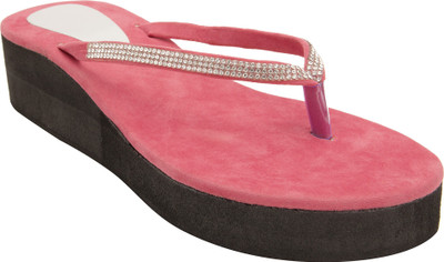 

Footrendz Women Pink Wedges