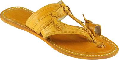 eKolhapuri Men Yellow Sandals
