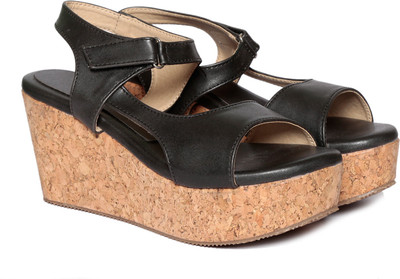 

Adorn Women Black Wedges