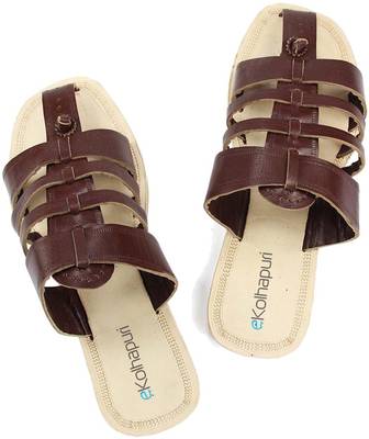 eKolhapuri Men Yellow Sandals