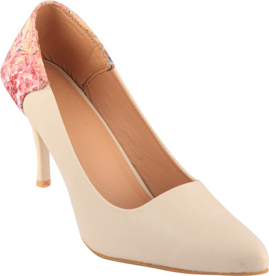 

Go India Store Women Beige Heels