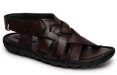 

Feather Leather Men Brown Sandals