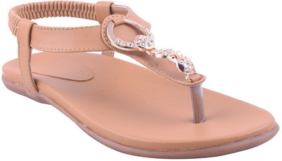 

Adorn Women Beige Flats