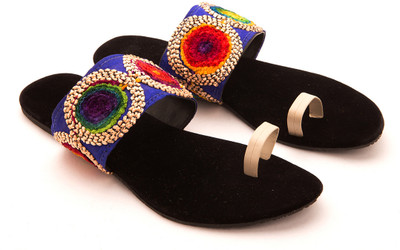 Myra Women Black Flats