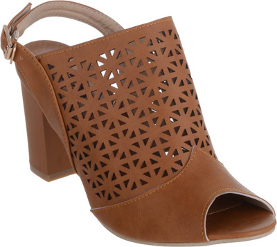 

Shuz Touch Women BROWN Heels
