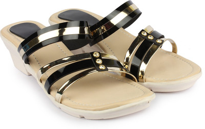 

Bonzer Women Black Wedges