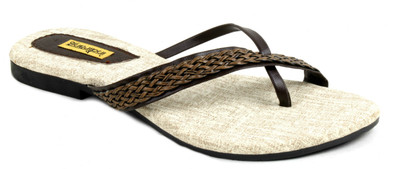 Indirang Women Brown Flats