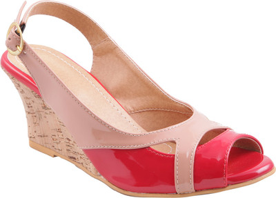 

Adorn Women Red Wedges
