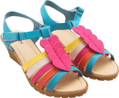 

KITTENS Girls Wedges(Blue