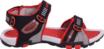 Aztec Men Grey, Red Sandals