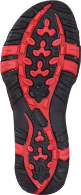 Aztec Men Grey, Red Sandals