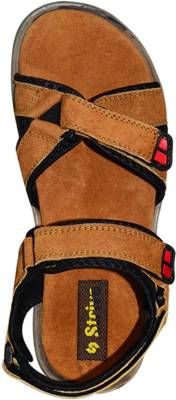 Strive Men Black Sandals