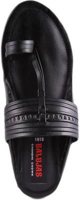 Balujas Men Black Sandals