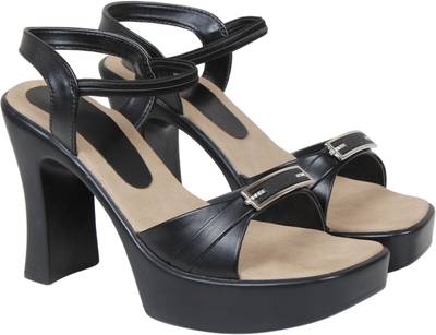 Lily Women Black Heels