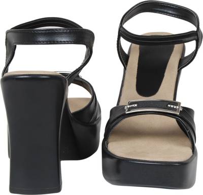 Lily Women Black Heels