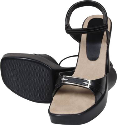 Lily Women Black Heels