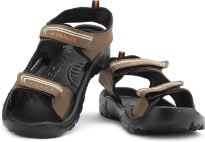 Globalite Men Brown Orange Sandals