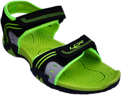 

Lancer Men BLK-PGREEN Sports Sandals