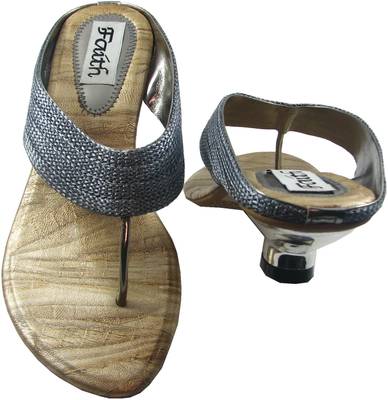 Faith Women Gun Metal Heels