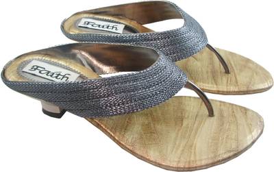 Faith Women Gun Metal Heels