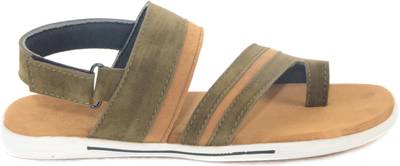 Shoegaro Men Mehndi Green Sandals