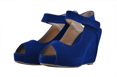 

Shuberry Women Blue Wedges