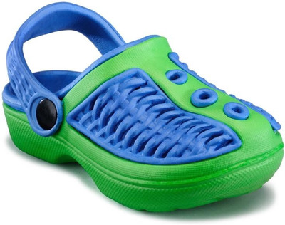 

Olvin Boys Clogs, Green;blue