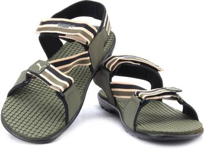 Puma Men burnt olive-pale khaki Sports Sandals