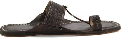 eKolhapuri Men Dark Brown Sandals