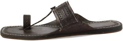 eKolhapuri Men Dark Brown Sandals