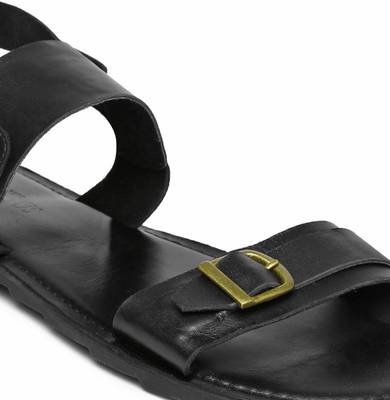 Invictus Men Black Sandals