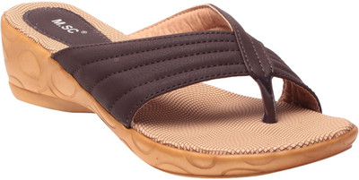 

MSC Women Brown Wedges