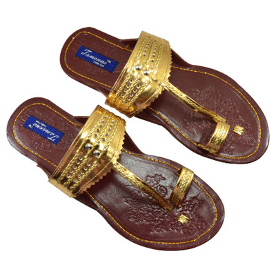 

Tamanna Women Gold Flats