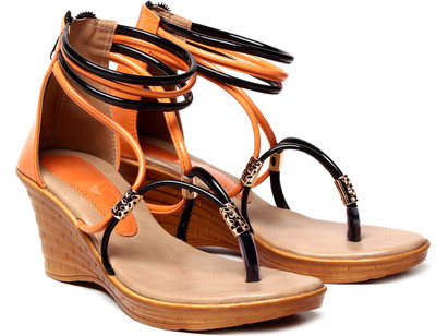 

Nell Women Orange Wedges