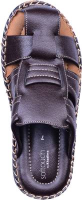 Khadim's Men Black Sandals